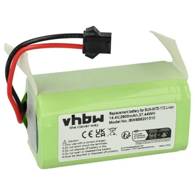Obrázek vhbw Baterie kompatibilní s domácím robotem Proscenic 850T, 850P Home Cleaner (2600 mAh, 14,4 V, Li Ion)
