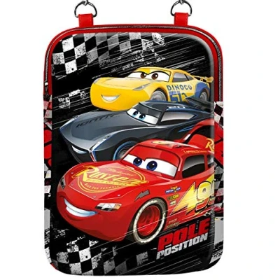 Obrázek KARACTERMANIA Cars 3 Pole Taška přes rameno, 29 cm, černá (Negro), rameno