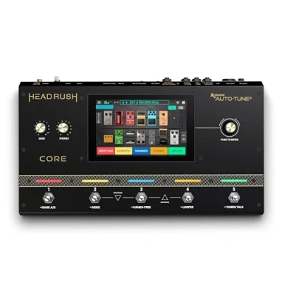 Obrázek HeadRush Core kytara a vokální vícejádrový efekt, modelovací procesor s klonováním, looper, Antares Auto Tune, WLAN, dotyková obrazovka Bluetooth