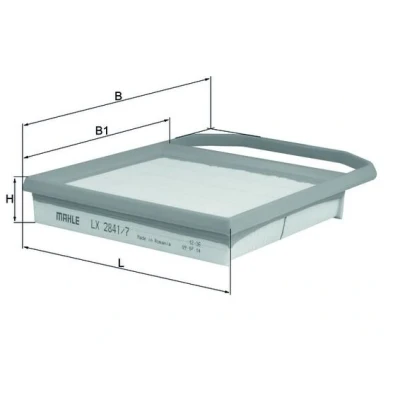 Obrázek Mahle Knecht Vzduchový filtr Mercedes W212 C207 X166 E/GL400 333 PS
