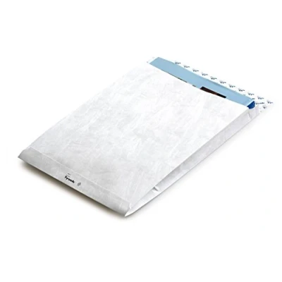 Obrázek Tyvek Skládaná taška se špičatým dnem B4 (250 x 343 20 mm) lepicí bílá 55 g 100 kusů