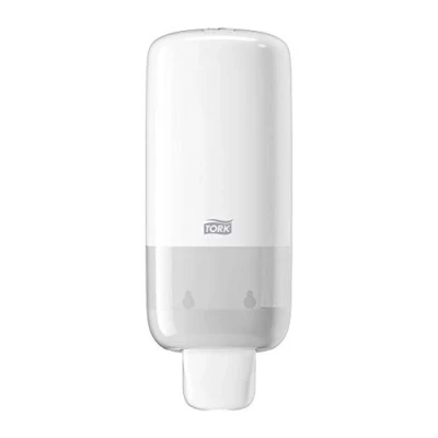 Obrázek Tork Dávkovač mýdla na stěnu pro mýdlo a výrobky péče o pleť bílý S4, certifikováno &quot;Easy to use&quot;, Elevation Design, 561500