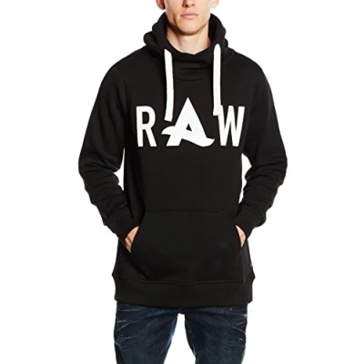 Obrázek G Star RAW pánská mikina Afro Jack Art Hooded SW L xxl černá (black 990)