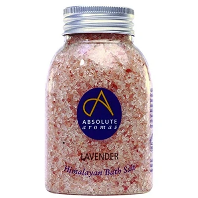 Obrázek Absolute Aromas Levandulová koupelová sůl 290 g růžová himálajská se 100% čistým levandulovým olejem