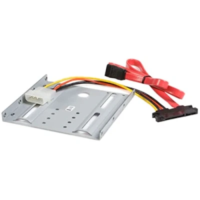 Obrázek StarTech.com Adaptér držák pro 2,5 (6,4 cm) na 3,5 (8,9 HDD SATA / SSD pevný disk montážní rámeček palce šachtu