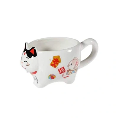 Obrázek Lachineuse 2572 Tasse mit japanischer Katze, Glücksbringer, Porzellan