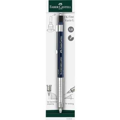 Obrázek FABER CASTELL 135942 mechanická tužka TK Fine Vario L 1. 0 mm, indigo, tuhová s měkkou/tvrdou mechanikou