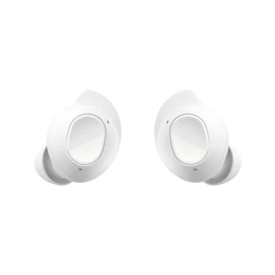 Obrázek Samsung Bezdrátová Bluetooth sluchátka Galaxy Buds FE vč. araree Bean Case, Active Noise Cancelling (ANC), 3 mikrofony, dotykové ovládání, hluboké basy, s nabíjecím kabelem, bílá [exkluzivně v obchodě