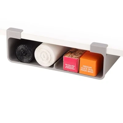 Obrázek Joseph Organizér pod polici CupboardStore, pro velká kolečka/krabice, montáž pomocí lepicí pásky 3M VHB nebo šrouby, jednotky větší než 33 cm