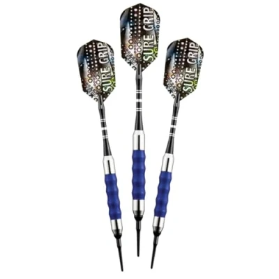 Obrázek Viper Šipky Sure Grip s měkkou špičkou, unisex pro dospělé, modré, 18 gramů