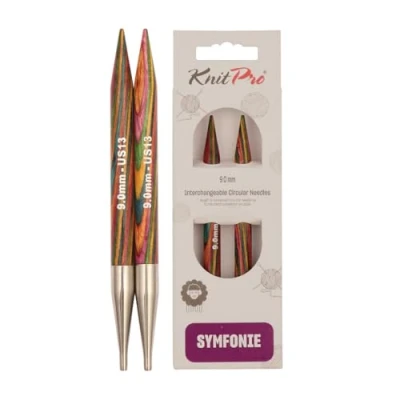 Obrázek KnitPro Symfonie Špičky na pletací jehlice, vyměnitelné, dřevěné