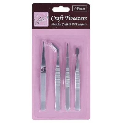 Obrázek DocRod LLC Anita &#039;s Craft Pinzette Set, 4 Stück
