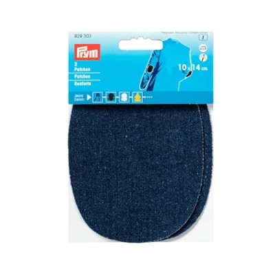 Obrázek Prym 929303 Patches Jeans (žehlení) 10 x 14 cm tmavě modré