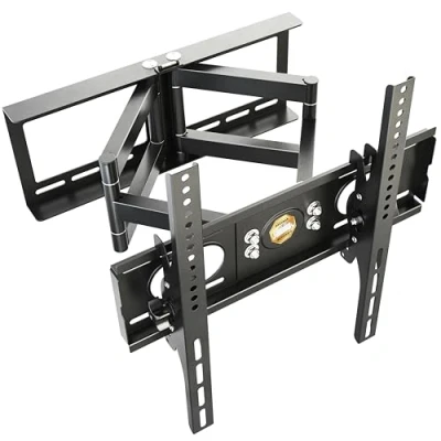 Obrázek RICOO TV nástěnný držák otočný sklopný pro 3265 palců na televizi výkyvný R28 monitor stěnu televizor 55 do 75 kg s max. VESA 400 x mm
