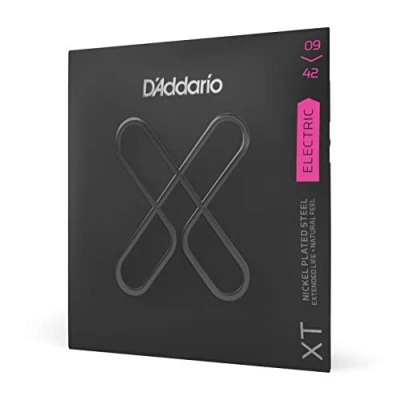 Obrázek D&#039;Addario struny pro elektrické kytary E kytara elektrickou kytaru s prémiovou povrchovou úpravou XTE0942