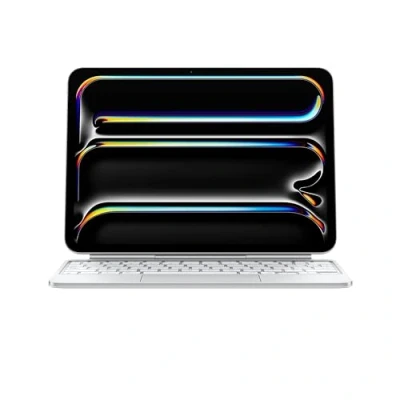 Obrázek Apple iPad Magic Keyboard Case für das 11&#039;&#039; Pro (M4) angenehmes Tippen, integriertes Trackpad, Reihe mit Funktionstasten, Deutsch Weiß ​​​​​​​