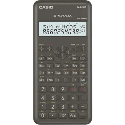 Obrázek Casio FX 82MS 2 Vědecká kalkulačka, napájená baterií, šedá