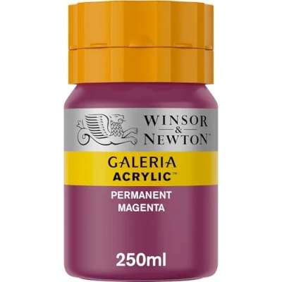Obrázek Winsor &amp; Newton Galeria, akrylová barva, permanentní magenta, 250 ml akrylové barvy,