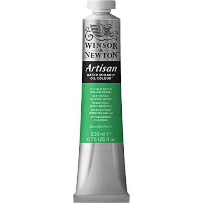 Obrázek Winsor &amp; Newton 1537521 Artisan olejová barva s vodou mísitelná, vysoká koncentrace pigmentu, dobrá krycí schopnost a světlostálost 200 ml tuba, ftalozelená žlutá