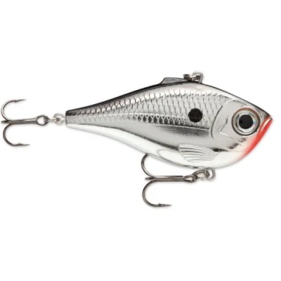 Obrázek Rapala Rippin&#039; Rap Angelköder Slender Body &amp; Lipless Crank Angelzubehör Süßwasser Spinnköder Variable Lauftiefe Fischköder 5cm, 9g Hergestellt in Estland Chrome