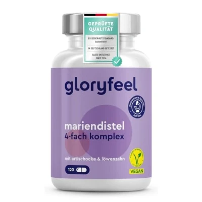 Obrázek Kapsle ostropestřec mariánského 500 mg ve vysokých dávkách mariánský artyčok pampeliška desmodium 4násobném komplexu 120 veganských kapslí laboratorně testováno, vyrobeno v