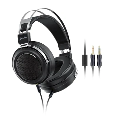 Obrázek FiiO JadeAudio JT1 Professionelle Studio Kopfhörer für Aufnahmen, Gaming Headset mit Mikrofon, 50 mm Membranen, Hi Res Musikstudio