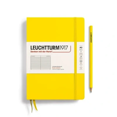 Obrázek Leuchtturm1917 zápisník Medium (A5), tvrdé desky, 249 stran, citron
