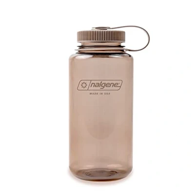 Obrázek Nalgene Sustain Tritan BPA freie Wasserflasche aus 50% Plastikmüll, 900 ml, breite Öffnung, Mokka