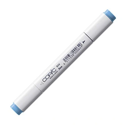 Obrázek COPIC Classic Marker typ B 34, manganese Blue, profesionální popisovač layoutu, se širokou a jemnou špičkou