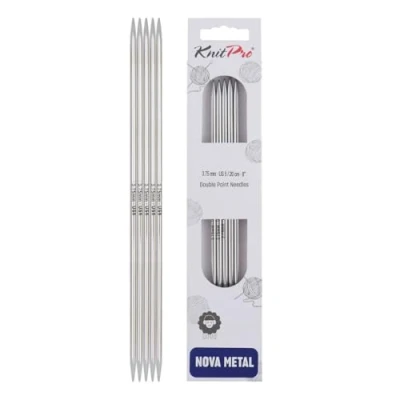 Obrázek KnitPro Jehlová hra Nova Metall 3, 75 mm 20 cm 5 ks