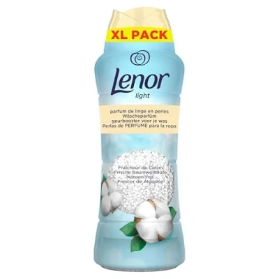 Obrázek Lenor Light parfém na prádlo svěží bavlněný květ 495 g, pro jemnou, dlouhotrvající svěžest