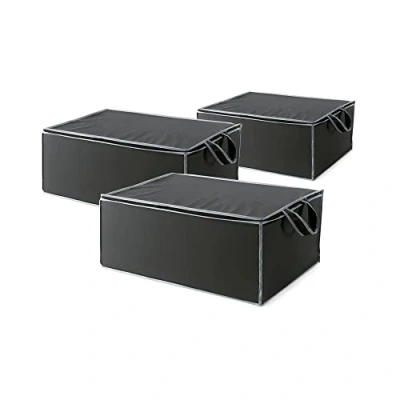 Obrázek Compactor RAN9839 úložná taška na přikrývky, 55 x 45 25 cm, polypropylen a EVA, marinovaná série, bílá/černá