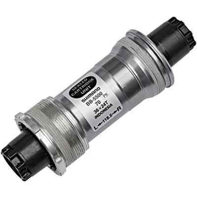 Obrázek Shimano Vnitřní ložisko černé černé, šířka vnitřního ložiska: 70 118. 5 mm, celková osy 118 mm