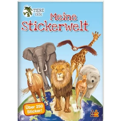 Obrázek Meine Stickerwelt. Tiere unserer Erde mit über 250 Stickern