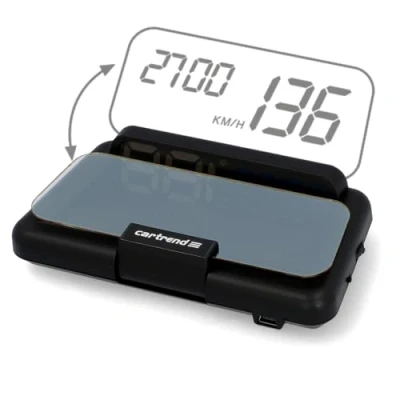 Obrázek cartrend Head Up OBD2 &amp; HUD Displej Rychloměr Auto Tachometr Měřič teploty vody Otáčky motoru, vítěz cena výkon, 12 V