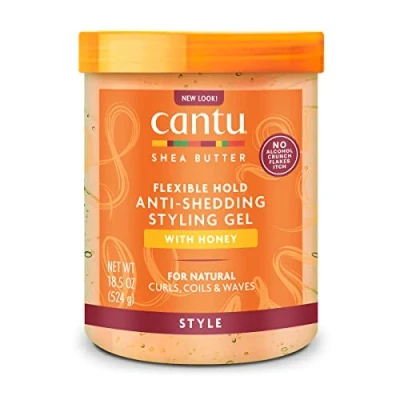 Obrázek CANTU Shea Butter Flexibilní držení Anti Shedding Styling Gel s medem 524 g