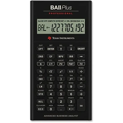 Obrázek Texas Instruments BA II Plus Professional finanční kalkulačka