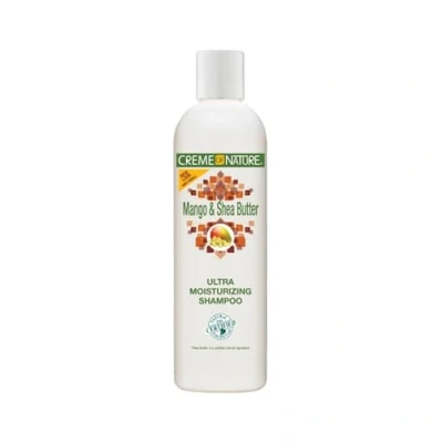 Obrázek Creme of Nature, CNI, ultrahydratační šampon s mangem a bambuckým máslem, pro vysušené vlasy, intenzivní výživa měkkost, 354 ml