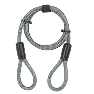 Obrázek YALE Sicherheitskabel 1200 mm YC1/10/120/1 Flexibles Stahlkabel Leichtes Zubehör und zusätzliche Sicherheit für Ihr Fahrrad