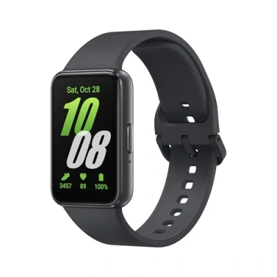 Obrázek Samsung Galaxy Fit3 chytré hodinky, fitness hodinky jako tracker a sledovač aktivity, šedé, vč. záruky výrobce 36 měsíců [exkluzivně v obchodě Amazon]