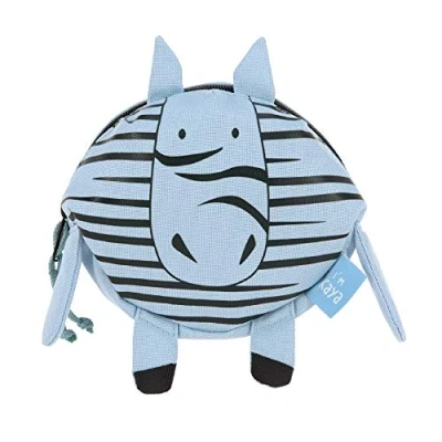 Obrázek LÄSSIG Dětská ledvinka, taška na opasek od 3 let/Mini Bum Bag About Friends, Světlemodrá, Kaya Zebra