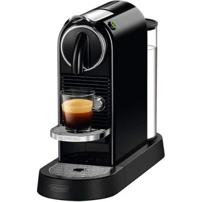 Obrázek Kapsový stroj De&#039;Longhi Nespresso Citiz EN167.B, vysokotlaké čerpadlo a ideální regulace tepla bez Aeroccino (mléčné pěny), funkce úspory energie, černá