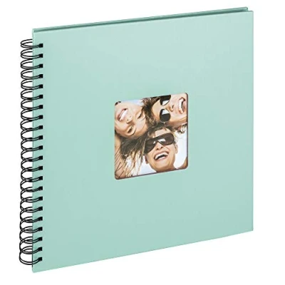 Obrázek walther design Fotoalbum mátově zelené 30 x cm spirálové album s vyraženým krytem, Fun SA 110 A