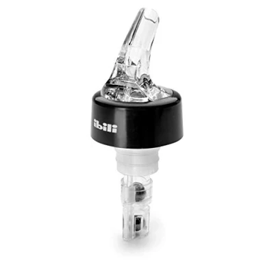 Obrázek IBILI 764006 TAPON VERTEDOR DOSIFICADOR 5 CL, Stainless Steel, schwarz/transparent, 9.2 x 4 cm