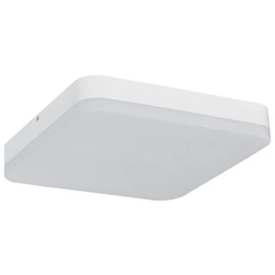 Obrázek Müller Licht Nástěnné a stropní svítidlo ideální pro chodbu, čtvercové, 28 x cm, 24 W, 3000 K, plast, teplá bílá, bez senzoru, 20500084