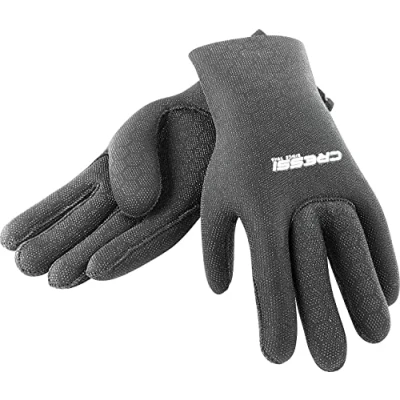 Obrázek Cressi Neoprenové rukavice High Stretch, černé/logo červené, S