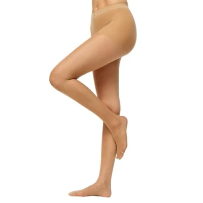 Obrázek Nur Die Goodbye Laufmaschen 20 DEN Strumpfhose vermeiden transparent Fein matte Optik Damen, mandle