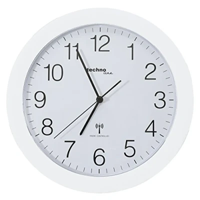 Obrázek Technoline WT 8000 Radio Wall Clock White (Německá verze)