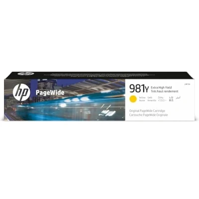 Obrázek HP 981Y (L0R15A) žlutá originální PageWide tisková patrona s velmi vysokým dosahem pro Enterprise, XXL