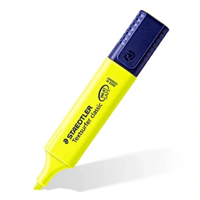 Obrázek Staedtler 364 1 WP4P Textsurfer classic Sortenrein, 10 kusy v měkké skrze Tiket, Žlutá